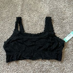 NWT Hanky Panky Black Lace Bra